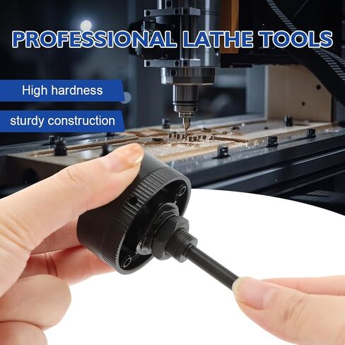 Mini Lathe Chuck Set, 3 Jaws Self-Centering Lathe Chucks, Z011 Extension Three Jaw Chucks and Connecting Rod Set, Electric Drill Chuck(black) in Saudi Arabia