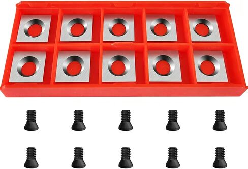 11×11×2.0mm Square Carbide Inserts, Carbide Lathe Tools, Quality Solid Tungsten Steel, No Second-Hand Materials, Cutter For Spiral Helical Planer Cutter Head or lathe Turning Tipped in Kuwait