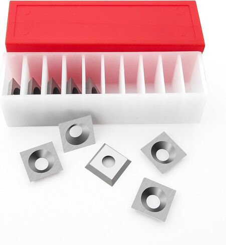 11×11×2.0mm Square Carbide Inserts, Carbide Lathe Tools, Quality Solid Tungsten Steel, No Second-Hand Materials, Cutter For Spiral Helical Planer Cutter Head or lathe Turning Tipped in Kuwait