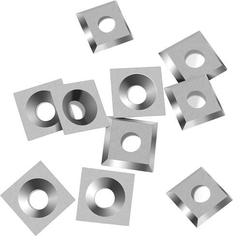 11×11×2.0mm Square Carbide Inserts, Carbide Lathe Tools, Quality Solid Tungsten Steel, No Second-Hand Materials, Cutter For Spiral Helical Planer Cutter Head or lathe Turning Tipped in Kuwait