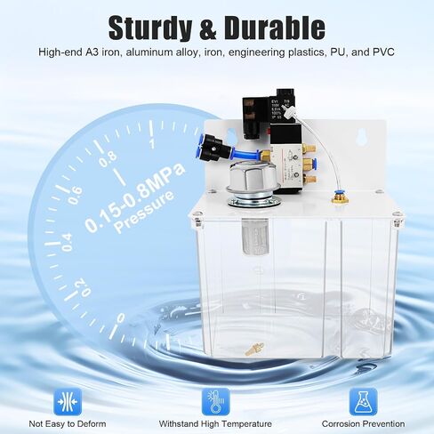 Mist Coolant Lubrication Spray System for Milling Machine, Metal Cutting Engraving Cooling Sprayer Machine Coolant Mister CNC Lubrication Spray Pump for 8Mm Air Pipe CNC Lathe Milling Drill in Kuwait