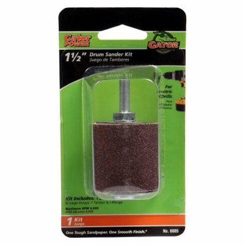 Gator 1.5 in. Dia. x 1.5 in. L Aluminum Oxide Drum Sander Kit 50 Grit Coarse 1 pc. in Kuwait