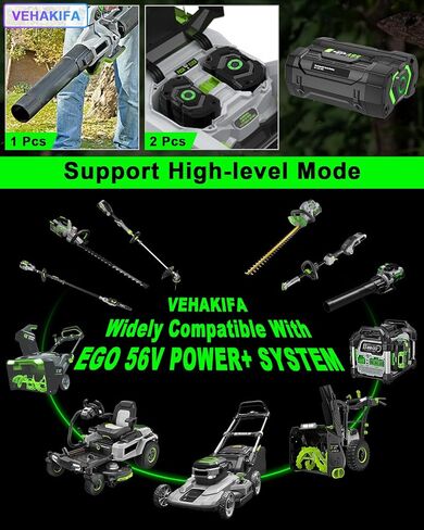 56V 2.5Ah Battery Compatible with EGO BA1400 BA2800 BA4200 Series with LED Power Indicator in Kuwait