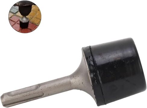 Rubber Power Hammer with 40CR Round Shank - Vibrator Drill Hammer Attachment for Table Edge Sealing and Tile Laying,Electric Hammer Vibrator in Kuwait