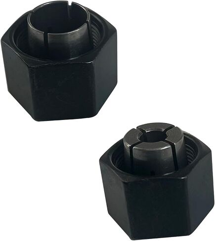 1/2" Router Collet 12.7mm and 1/4" Router Collet 6.35mm For DW 326286-04 DW621 DW6212DW616 DW618, For BS1617, 1618, 1618EVS,1617EVS, 1613AEVS,Craftsman router HC 323-293 in Kuwait