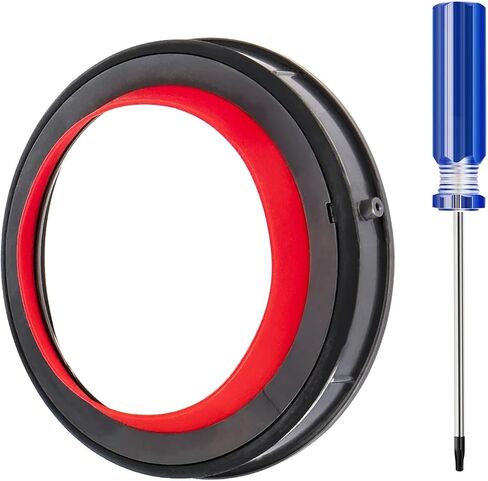 Sealing Ring Dust Bin Lid For Dyson V6 V7 V8 V10 V11 V12 V15 vacuum cleaner, Replacement bottom cover Dust Bin Top Fixed part commendable(V11 V15) in Kuwait