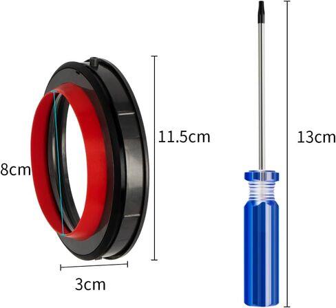 Sealing Ring Dust Bin Lid For Dyson V6 V7 V8 V10 V11 V12 V15 vacuum cleaner, Replacement bottom cover Dust Bin Top Fixed part commendable(V11 V15) in Kuwait