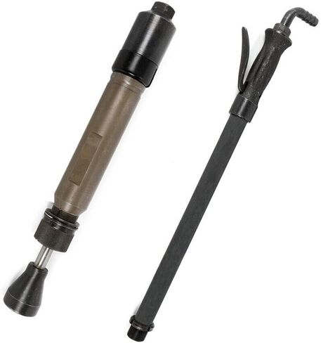 Pneumatic Tamping Machine, D9 0.63Mpa 1180mm Handheld Pneumatic Tamper Earth Sand Rammer Air Tamper Hammer for Industry Construction Projects in Kuwait