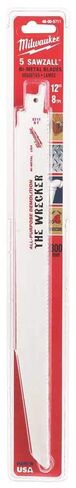 Milwaukee The Wrecker Multi-Material SAWZALL Blade 12 in. 7/11TPI 5 pk in Kuwait