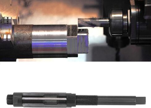 Adjustable Hand Reamer 33.5-38 H14 1 11/32in to 1 1/2in, 9CRSI Material,Cylindrical Shape, H8 Accuracy, Straight Shank and, Adjustable Design, Compact Appearance, Stable in Kuwait