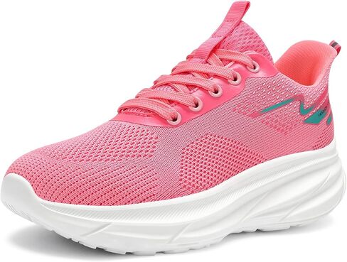 Padgene Women's Slip On Walking Shoes Cushion Running Tennis Non-Slip Breathable Workout Gym Sports Athletic Fashion Sneakers in Saudi Arabia