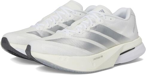 adidas Adizero Boston 13 - Women's (White/Matte Silver) in Kuwait