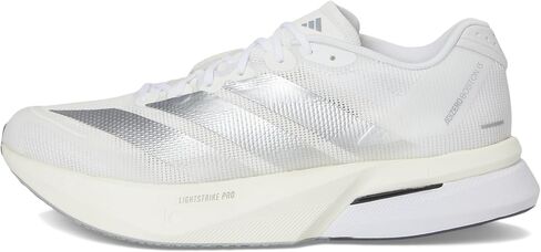 adidas Adizero Boston 13 - Women's (White/Matte Silver) in Kuwait