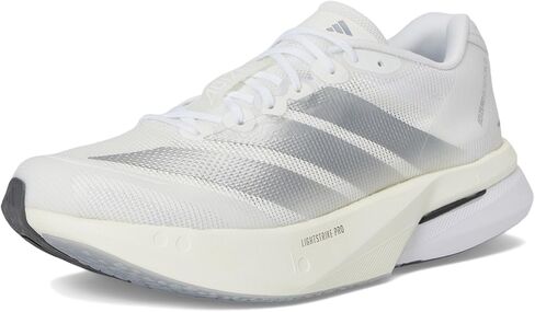adidas Adizero Boston 13 - Women's (White/Matte Silver) in Kuwait