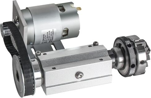 No powered Multi-function Lathe Chuck Spindle Assemblies | 895 Motor Rotary Lathe Woodworking Spindle Motor Chuck (3 Jaw 50mm) for CNC Lathe Grinder machine Table Saw in Kuwait