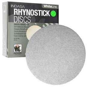 Buy Indasa 8" Rhynostick Whiteline PSA Solid Sanding Discs (PSA Discs), 80 Series 320 in Saudi Arabia