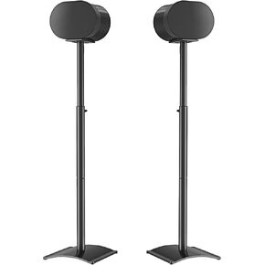 حوامل مكبرات الصوت من أجل SONOS ONE، ONE SL، اللعب: 1، ارتفاع قابل للتعديل حتى 122.7 سم، مجموعة من 2 مكبر صوت صوت محيطي مع إدارة الكابلات، 6 رطل تحميل MD5412 in Kuwait