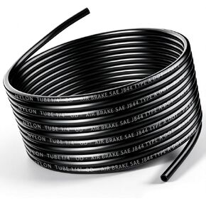 DOT Air Line Tubing, SAE J844 PA12 Nylon Air Brake Hose Pneumatic Tube | 1/4" OD × 32.8FT; SAE J844 Type A Tubing for Truck RV Brake System & Fluid Transfer - 10 Meters in Saudi Arabia
