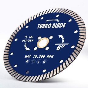 Diamond Granite Blade 6 inch Diamond Blade for Tile Granite Marble (6") in Kuwait