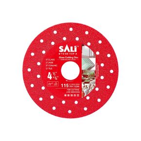 SALI 5 عبوات من شفرات المنشار الماسية 4-1/2 بوصة، أقراص قطع بلاط أربور 7/8 بوصة لمطحنة الزوايا، القطع الرطب/الجاف للبورسلين والسيراميك والزجاج والرخام واليشم والكريستال وزجاجات النبيذ (5، 4-1/2 بوصة) in Kuwait