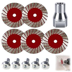 1.57'' Diamond Saw Blades Set Precision Stone Cutting, Dry Wet Carving | 40mm Multi-Functional Mini Diamond Blade for Angle Grinder Stone Tile Concrete Masonry Rock Marble Granite Porcelain in Kuwait