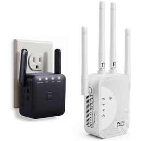 2023 Newest WiFi Extender/Repeater，Covers Up to 9860 Sq.ft and 60 Devices, Internet Booster - with Ethernet Port, Quick Setup, Home Wireless Signal Booster in Kuwait