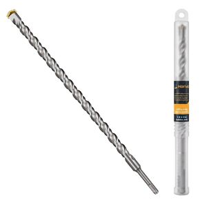 3/4" x 18" Extra Long SDS-Plus Rotary Hammer Drill Bit, Deep Hole Masonry Drill Bit with Upgraded Quenched Carbide Tip, Heavy Duty Heavy Impact Bit for Concrete, Brick, Stone in Kuwait