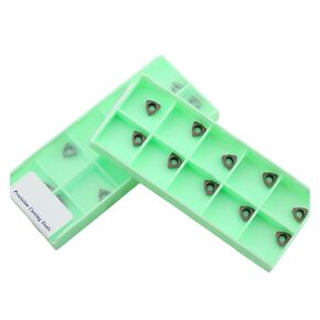 Indexable Lathe Carbide Insert 10PCS WCMX030208-MF LF6118 Drill Hard Alloy External Turning Tool Lathe Cutting in Kuwait