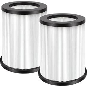 2 Pack VF4000 Replacement Filter Compatible with RIDGID Wet/Dry Vacuum | for Standard Wet/Dry Vac Filter | Wet Dry 5-20 Gal | 6-9 Gal Husky Vacuum | Craftsman Vacs in Saudi Arabia