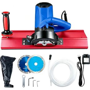 1800W Tile Beveling Tool, 43° Chamfer Machine with 16-Roller Base, Water Cooling & Dust Bag, Edge Bevel Cutter for Porcelain, Ceramic Tile, Marble & Stone in Kuwait