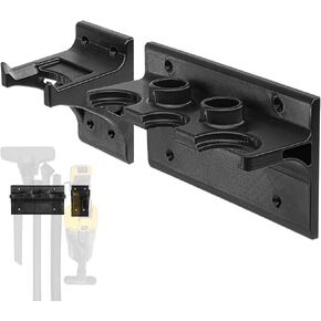 Wall Mount Holder with Accessory Rack Compatible with DeWalt Stick Vacuum DCV501HB | Wall Mount Bracket for DCV501HB Stick Vacuum | Quick Access Storage for Cordless Hand Vacuum (Black) in Kuwait