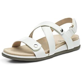 Rihero Women's Comfortable Orthopedic Arch Support Sandals Summer Casual Open Toe Walking Flat Sandals with Adjustable Strap in Kuwait