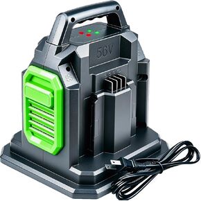 【Faster】BOTKK Rapid Dual Ports Charger Replacement for Ego 56V Battery Chargers CH2800D CH2100 CH3200 CH5500 CH7000, Compatible with EGO 56V Battery BA2800 BA4200 BA1400 BA2240 BA1120 BA4480T BA3360T in Saudi Arabia