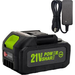 MIMYTH 21V Battery Replacement & Supplement Cordless Power Tools (Cordless Pressure Washer), 21 Volt Lithium Battery with Power Chargers, Cordless Tool Battery Packs in Kuwait