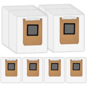 (6 Pack) E28/ C28 Replacement Dust Bags Compatible With Eufy Omni E28/ E25/ E35 Robot Vacuum Cleaner, Vacuum Replacement Dust Bags, Vacuum Bags, Canister Bag, Dirt Disposal Bags in Kuwait