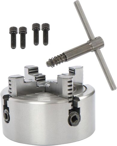 4-Jaw 5 Inch K72-125 Lathe Chuck Lathe Chuck Independent Reversible Jaw for Industrial Equipment in Kuwait
