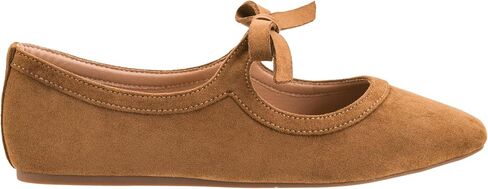 Corkys Footwear Hey Girl Layover Mary Jane Bow Flat - Classic Ballet Flat with Strap - Dainty Bow Detail - Lightly Padded Insole - Comfortable Dress Up or Down Shoe for Women in Kuwait
