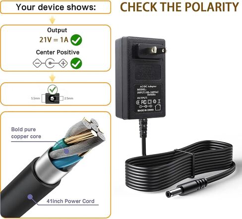 21V Lithium Battery Charger Compatible with Leaf Blower, Mini Chainsaw, Hand Drills, Electric Wrenches, Screwdrivers for 20V/21V Power Tools in Kuwait