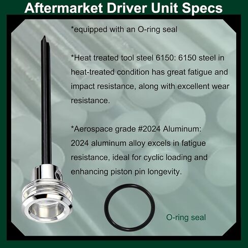 884643 Aftermarket Driver Complete for Hitachi NP35A NP 35A Pin Nailer, Replacement Driver Unit with O- Ring 884642 for Metabo HPT NP35A NP35AM Pin Nailer, Replaces Part no. 884-643, SP 884-643 in Kuwait