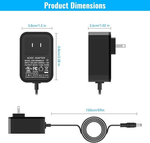 24V Lithium Battery Charger for Sun Joe and Snow Joe iBAT24 & 24VBAT | 24VCHRG-QC iON+ Charger, fit for Sun Joe and Snow Joe Battery Model: iBAT24-LT, iBAT24-XR, 24VBAT-LTE, 24VBAT-XR. in Kuwait
