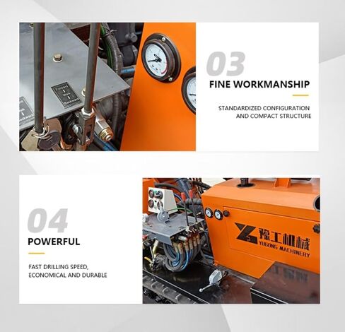 Crawler Pneumatic Borehole Drilling Rig with Air Compressor for Water Well Drilling in Various Soil and Rock Conditions 150m to 300m Depth Heavy Duty Customizable Configuration in Kuwait
