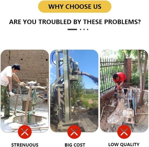 Crawler Hydraulic Water Well Drilling Rig with Air Compressor for Deep Borehole Geological Survey Mining Quarry Rock Drilling 150m to 300m Depth Heavy Duty Customizable Configuration in Kuwait
