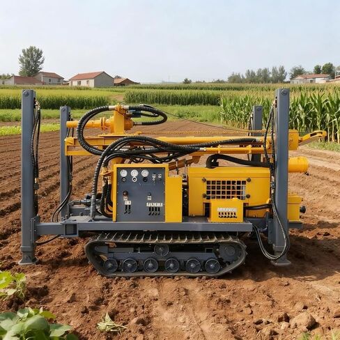Pneumatic Water Well Drilling Rig Air Powered Borehole Machine for Water Well Construction Geological Survey Soil Sampling Portable High Efficiency Equipment Customizable in Kuwait