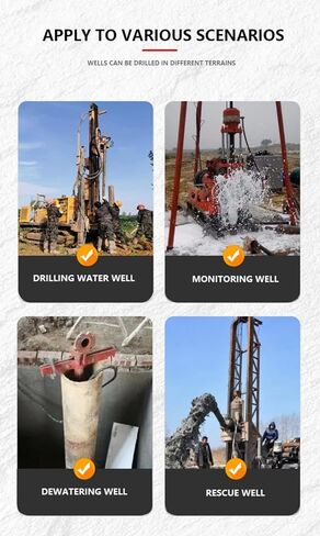 Crawler Rock Drilling Rig with Air Compressor for Quarry Mining and Deep Borehole Drilling, Water Well Drilling Machine 150m to 300m Depth Range High Efficiency Heavy Duty Customizable Design in Kuwait