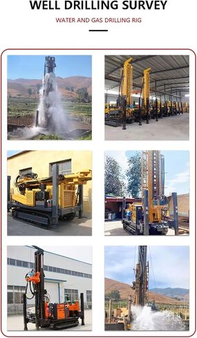 Hydraulic Crawler Rock and Water Well Drilling Rig with Air Compressor for Quarry Mining and Deep Borehole Drilling 150m to 300m Depth High Performance Customizable Options Available in Kuwait