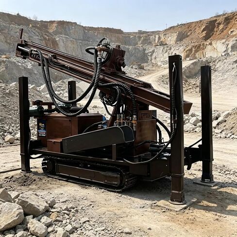Dual Use Water Well Drilling Rig Air and Water Borehole Drilling Machine for Deep Well Construction Geological Exploration and Irrigation Multiple Models Available Customizable Design in Kuwait