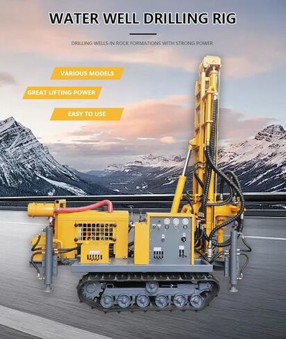 Pneumatic Water Well Drill – 100-300m Depth, High-Efficiency Air-Driven Borehole Drilling Machine for Deep Wells, Remote Locations, and Heavy-Duty Applications in Kuwait