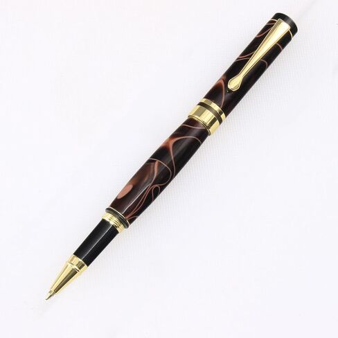 Legacy Woodturning, Classic Rollerball Pen Kits - Gold & Silver Variety, 6 Pack, Includes 3 Gold, 3 Chrome, Woodworking Project Kit in Kuwait