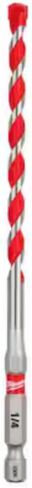 Milwaukee Electric - 1/4 Shockwave Carbide Hammer Drill BITS 5PK in Kuwait