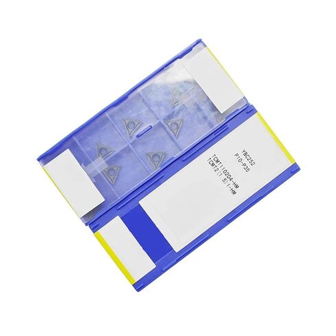 High Toughness Turning Blade Machine Accessories 10PCS TCMT110204HM YBC252 TCMT110208HM YBC251 Hard Alloy External Turning Tool Blade Cutter Applies to Steel(TCMT110204HM YBC252) in Kuwait